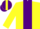 Silk - Yellow, purple stripe, yellow sleeves