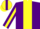 Silk - Purple,yellow stripe