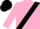 Silk - Pink, black sash, black 'GI', pink stars on sleeves, pink and black cap