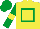 Silk - Yellow,emerald green hollow box,emerald green slvs,yellow armlet,emGreen cap