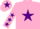 Silk - Pink, Purple star, Pink sleeves, Purple stars, Pink cap, Purple star