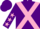 Silk - Purple, pink cross belts, purple sleeves, pink stars, purple cap