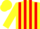 Silk - Yellow, Red stripes, Yellow sleeves and cap