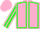 Silk - Pink body, green seams, pink arms, green striped, pink cap, green striped