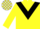 Silk - Yellow, Black chevron, White and Yellow check cap