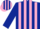 Silk - Dark Blue and Pink stripes, Dark Blue sleeves