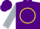 Silk - Purple, yellow circle s ,silver slvs