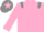 Silk - Pink body, grey shoulders, pink arms, grey cap, pink star