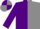 Silk - Purple and Grey halved diagonally, Purple sleeves, quartered cap