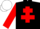 Silk - Black, red Cross of Lorraine & sleeves, white cap
