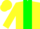Silk - Yellow, green stripe, yellow sleeves and cap