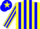 Silk - Yellow body, blue striped, yellow arms, blue striped, blue cap, yellow star