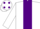 Silk - White, Purple stripe, White cap, Purple spots
