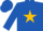 Silk - ROYAL BLUE, gold star