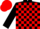 Silk - Black and Red check, Black sleeves, Red cap