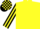 Silk - Yellow, black & yellow striped sleeves, black & yellow check cap