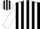 Silk - Black and white stripes, black and white stripes on sleeves