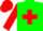 Silk - Green body, red cross belts, red arms, red cap