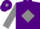 Silk - Purple body, grey diamond, grey arms, purple cap, grey diamond