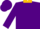 Silk - Purple, gold emblem and collar, purple cuffs on slvs