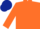 Silk - Orange, dark blue cap
