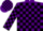 Silk - Purple & black blocks