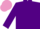 Silk - Purple body, purple arms, mauve cap, purple striped