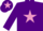 Silk - Purple, Mauve star and cap