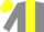 Silk - Grey, Yellow stripe, Yellow cap