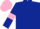 Silk - Dark blue body, pink belt, dark blue arms, pink armlets, pink cap