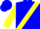 Silk - Blue, yellow 'sc', yellow cross sash, yellow sleeves