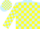 Silk - Light blue, yellow blocks