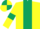 Silk - Yellow, Dark Green stripe and armlets, quartered cap