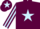 Silk - Maroon, Light Blue star, striped sleeves and star on cap