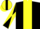 Silk - Black, Yellow stripe, diabolo on sleeves