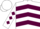 Silk - White, maroon chevrons, diamonds on sleeves, white cap