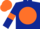 Silk - Dark Blue, Orange disc, armlets and cap