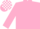Silk - Pink, white 'pp', pink blocks on sleeves