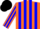 Silk - Orange body, soft blue striped, orange arms, soft blue striped, black cap