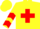 Silk - Yellow, red cross belts, chevrons on sleeves