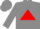 Silk - Grey, red triangle, grey cap