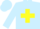 Silk - Light blue, yellow cross, yellow armlet