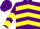 Silk - Purple, yellow  inverted chevrons