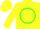 Silk - Yellow, green circle, red 'h'