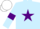Silk - Light blue, purple star and armlets, white cap