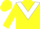 Silk - Yellow, white triangular panel, yellow cap