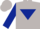 Silk - Light grey, dark blue inverted triangle, red bands on dark blue sleeves