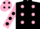 Silk - Black, pink spots, pink sleeves, black spots, pink cap,black spots