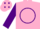 Silk - Pink and purple, 'jb' in circle, pink diamonds on purple sleeves