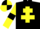 Silk - Black, yellow cross of lorraine, yellow sleeves, black armlets, black and yellow quartered cap